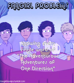 One Direction Fangirl problems