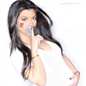 Kourtney Kardashian NOH8 Gay Rights Initiative