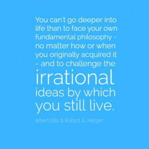 You can't go deeper into life than to face your own fundamental ...