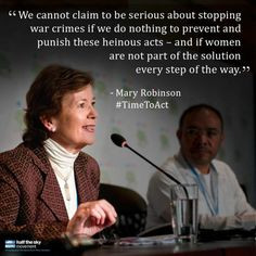 Mary Robinson, the former President of Ireland, writes a guest post ...
