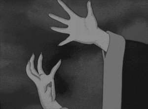 Black and White creepy horror hands black night dark nails lightning ...