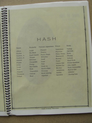 The pages of the 1921 Booker T. Washington High School Yearbook