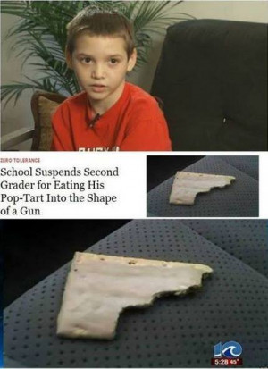 ... Suspends a 2nd Grade Student For Eating a Pop-Tart Into a Gun Shape