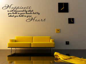 HAPPINESS-Home-Bedroom-Decor-Vinyl-Wall-Quote-Art-Decal-Lettering ...