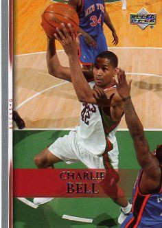MILWAUKEE BUCKS Charlie Bell #137 UPPER DECK 2007/08 NBA Basketball ...