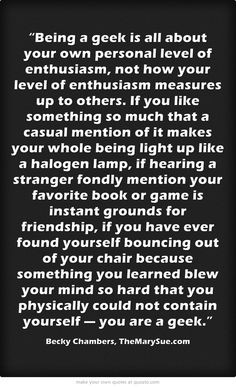 knows. Being an insecure introvert, this makes me reeeeally cautious ...