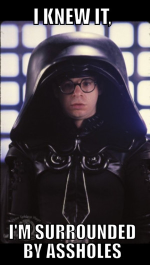 Spaceballs movie Rick Moranis is Dark Helmet