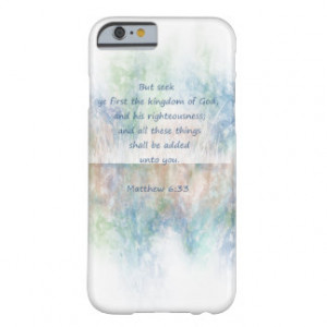 ... First Inspirational Bible Scripture Quote Barely There iPhone 6 Case