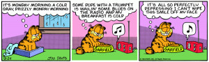Hate Mondays Garfield Garfield hates mondays