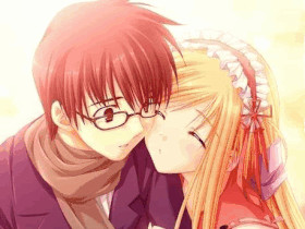 anime couples quotes photo: sweet couple couples.gif