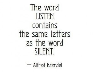 The Word Listen Contains The Same Letters As The Word Silent
