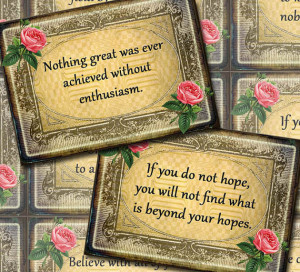 Inspirational Quotes-Rustic Primitive Cards-Charming Craft Supplies ...