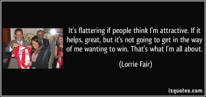 More Lorrie Fair Quotes