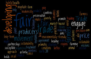 ... to generate my own definition of fair trade for today's PGC challenge
