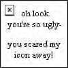 scared ugly - quotes-and-icons Icon