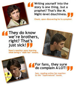 Funny Quotes | Supernatural quotes picture – Supernatural Quotes ...