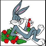 Bugs Bunny And Lots Of Carrots