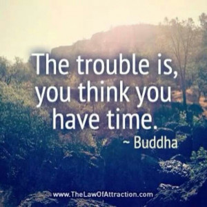 're busy making other plans.