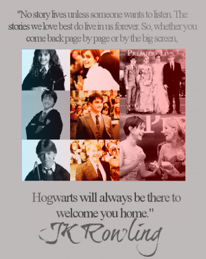 ... by big screen, Hogwarts will always be there to welcome you home