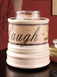 Candle-Warmer-Crock-Holder-Ceramic-Tuscan-Quote-Scented-Jar-Candle-Wax