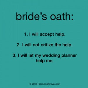 Funny Wedding - Bride’s Oath