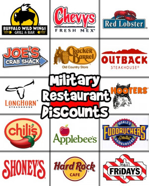 14 Military Restaurant Discounts - SHUT UP! This makes it even more ...