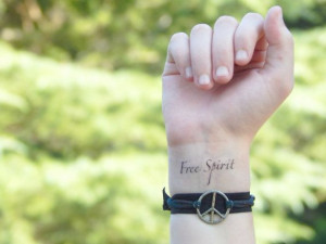 Free Spirit Temporary Tattoo Body Art Tattoo by SymbolicImports, $5.00