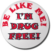 RED RIBBON WEEK BUTTONS