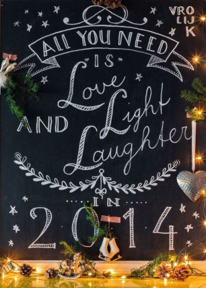 All you need is love, light and laughter in 2014