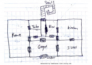 spent a lot of time trying to figure out the apartment layout. This ...