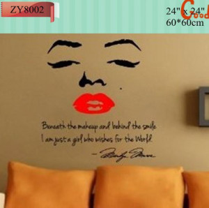 ... -Wall-Decal-Beneath-the-Makeup-and-Behind-The-Smile-Quote-ZY8002.jpg