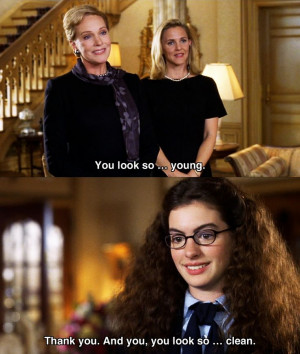 The Princess Diaries...I haven't seen this movie in years, this is ...