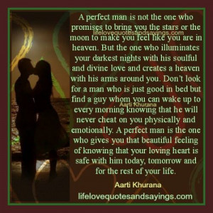 Perfect Man Quotes And Sayings. QuotesGram