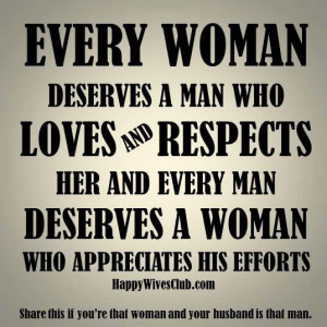 Every Woman Deserves A Man