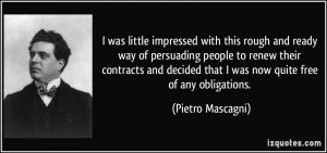 More Pietro Mascagni Quotes