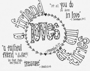 ... Coloring Page with Bible verses- 