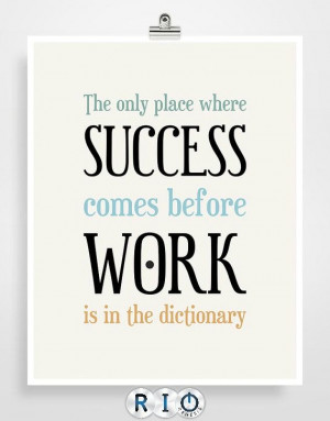 Wall Art, Offices Work Quotes, Decor Offices At Work, Success Quotes ...