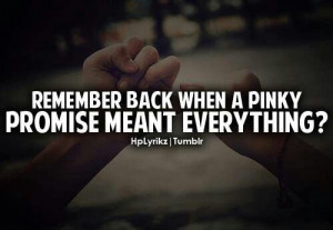 Pinky promise!!!