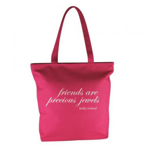 has a chic design. The Kathy Ireland Inspirations Tote with quote ...