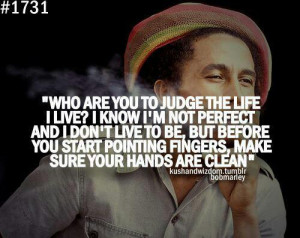 Bob Marley's alleged quote: 