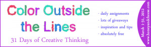 Color Outside the Lines: 31 Days of Creative Thinking