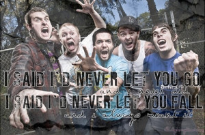 simple A day to remember lyric fan picture I made