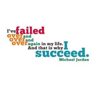 Inspirational Quote T-Shirt - Michael Jordan Why I Succeed - Size XL ...