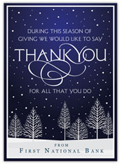 Customer Appreciation Christmas Cards