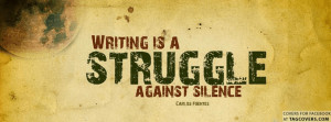 Download Struggle Timeline Cover with Quote by Carlos Fuentes