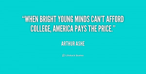 When bright young minds can't afford college, America pays the price ...