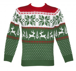 knitted christmas jumper from cheesy christmas jumpers print hi res