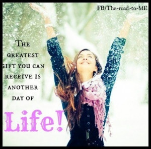 Life quote via FB/the road to me