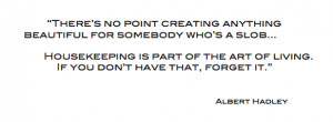Housekeeping Quotes
