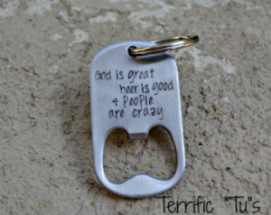 SALE-People Are Crazy- Hand Stamped Quote Stainless Steel Bottle ...